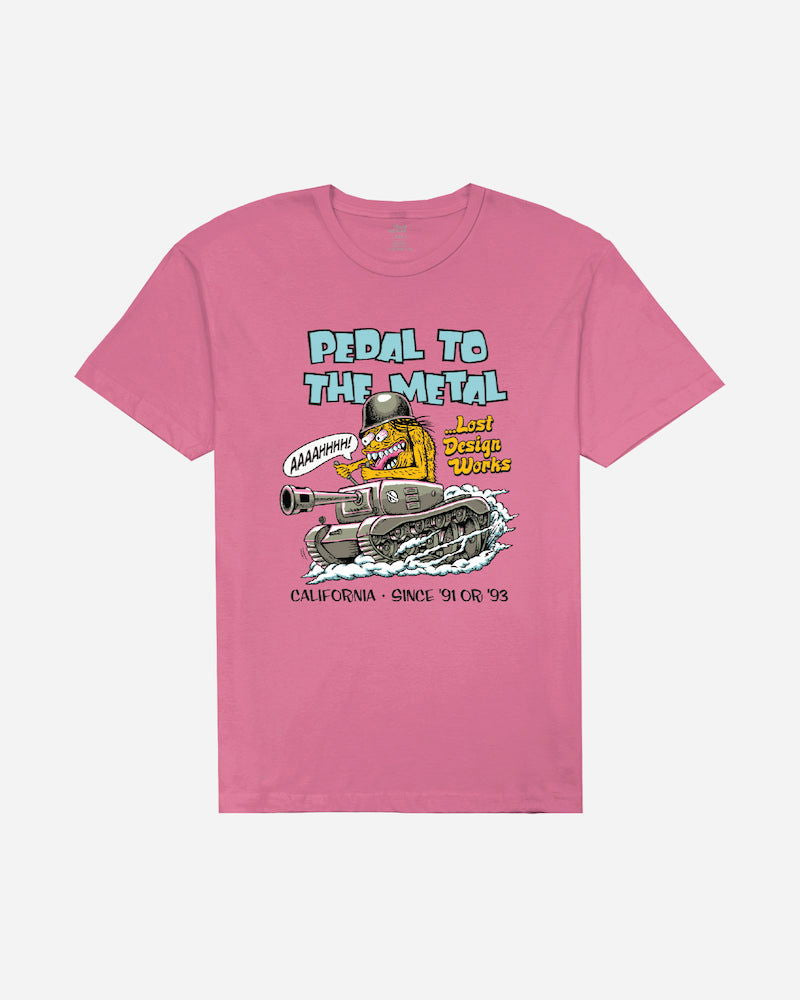 Lost - Pedal To The Medal Tee | Vintage Dye Pink -  - Married to the Sea Surf Shop - 