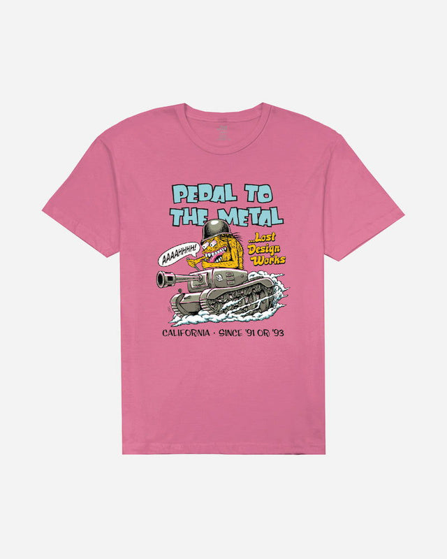 Lost - Pedal To The Medal Tee | Vintage Dye Pink -  - Married to the Sea Surf Shop - 