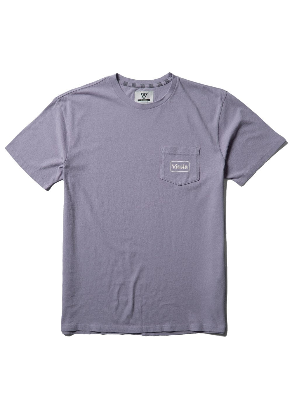 Vissla Coastwide Organic Pocket Tee | Dusty Lilac