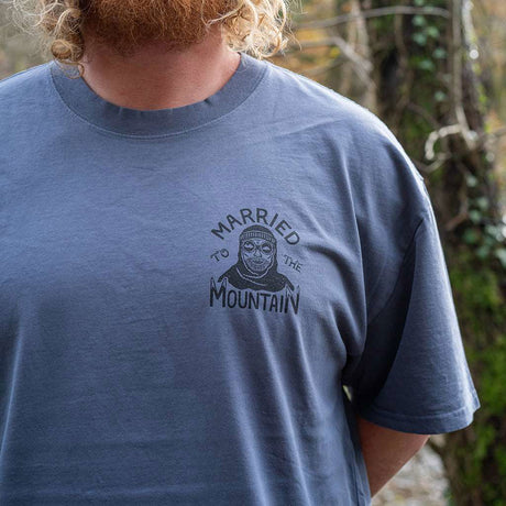 MTTM Mountain Man T-Shirt | Faded Indigo -  - Married to the Sea Surf Shop - 