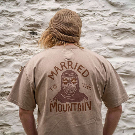 MTTM Mountain Man T-Shirt | Faded Khaki -  - Married to the Sea Surf Shop - 