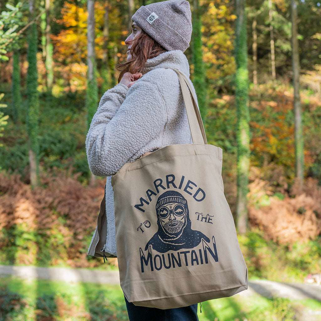 MTTM Mountain Man Tote Bag | Camel -  - Married to the Sea Surf Shop - 