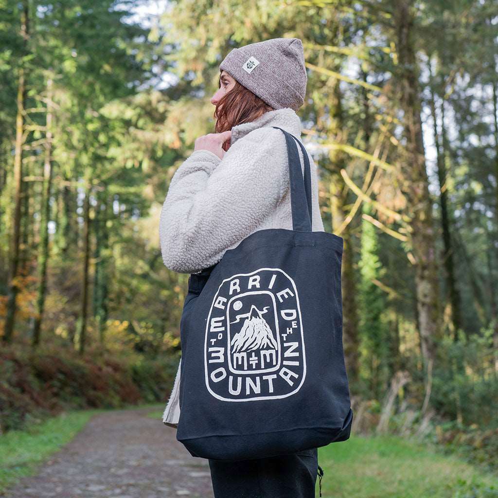 MTTM Mountain Tote Bag | Black -  - Married to the Sea Surf Shop - 