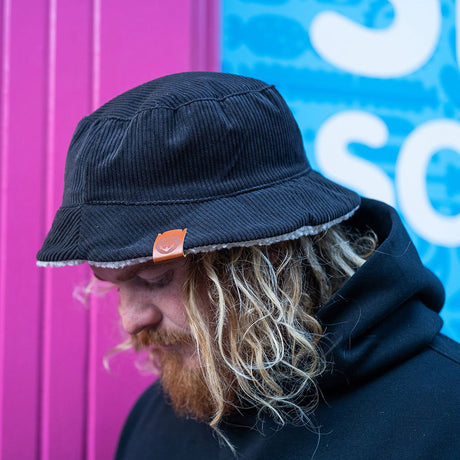 MTTS Corduroy Bucket Hat | Black -  - Married to the Sea Surf Shop - 