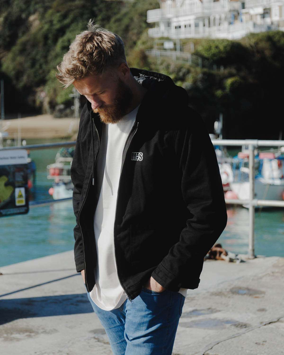 MTTS Canvas Hooded Jacket | Black