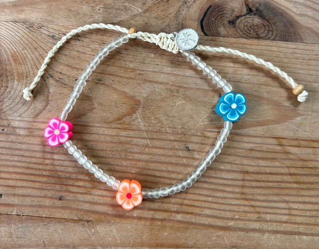 MULTI FLOWER PINEAPPLE ISLAND BRACELET - Pineapple Island - Married to the Sea Surf Shop