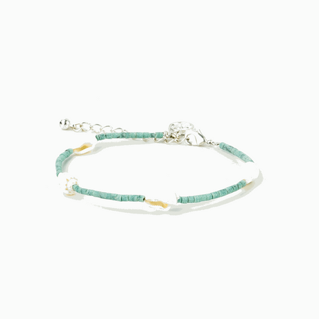 Meribella Shell Stone Bracelet - Pineapple Island - Married to the Sea Surf Shop