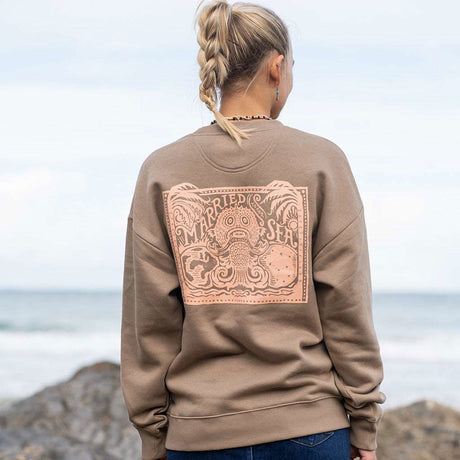 Monster Oversized Sweatshirt | Driftwood -  - Married to the Sea Surf Shop - 