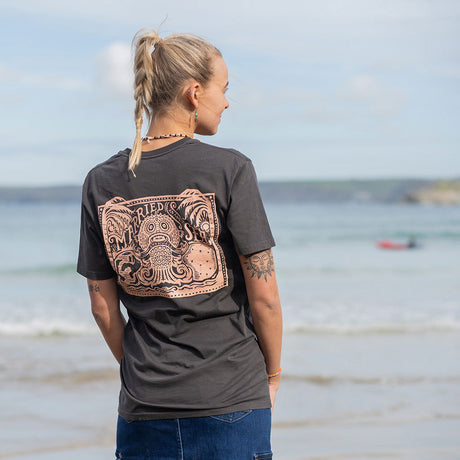 Monster T-Shirt | Faded Black -  - Married to the Sea Surf Shop - 