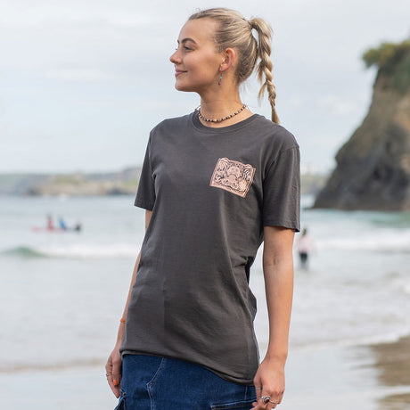 Monster T-Shirt | Faded Black -  - Married to the Sea Surf Shop - 