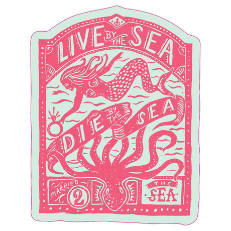 Octopus Sticker - Married to the Sea Surf Shop - Married to the Sea Surf Shop