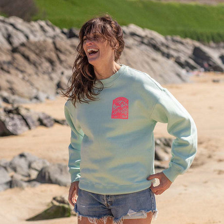 Octopus Oversized Crew | Brook Green -  - Married to the Sea Surf Shop - 