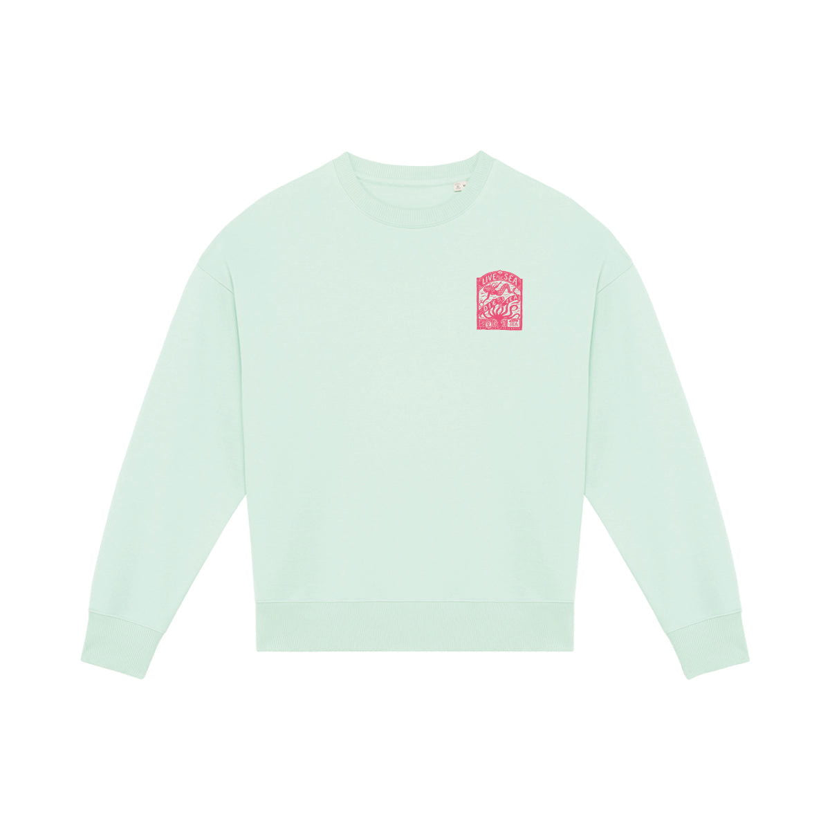 Octopus Oversized Crew | Brook Green -  - Married to the Sea Surf Shop - 