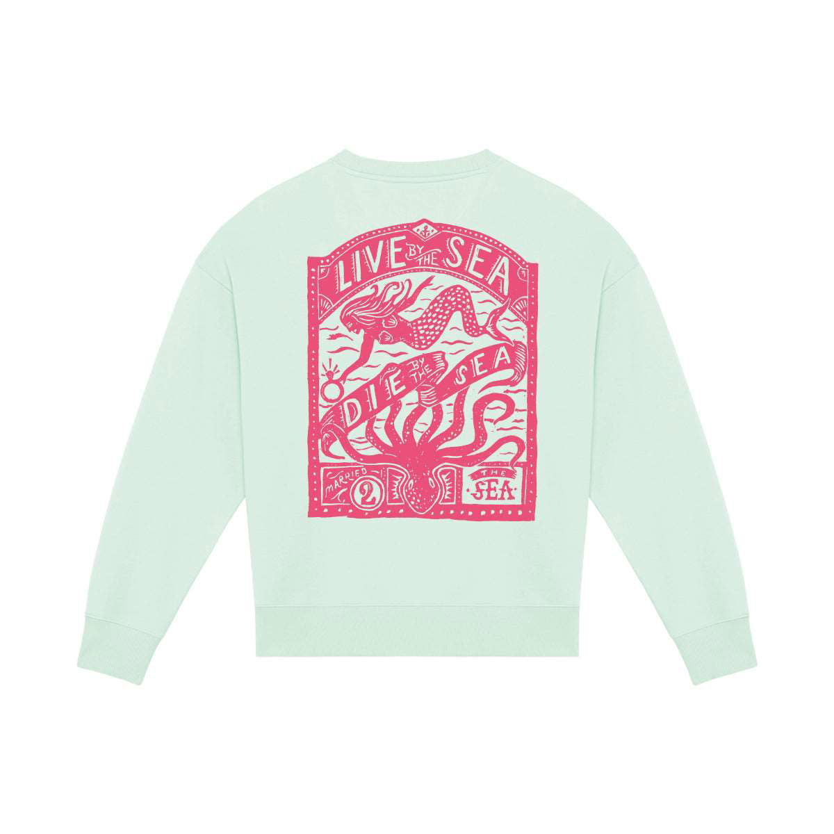 Octopus Oversized Crew | Brook Green -  - Married to the Sea Surf Shop - 