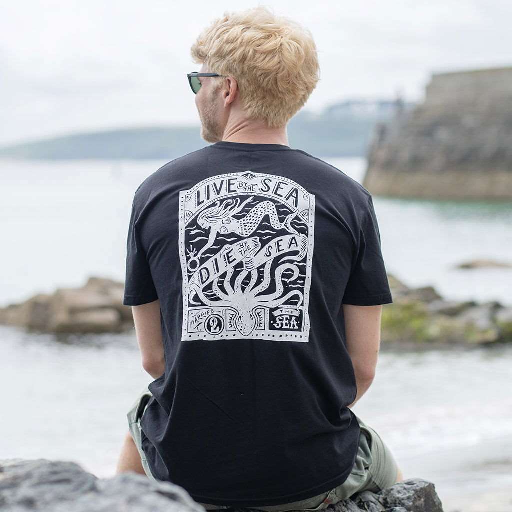 Octopus T-Shirt | Black -  - Married to the Sea Surf Shop - 