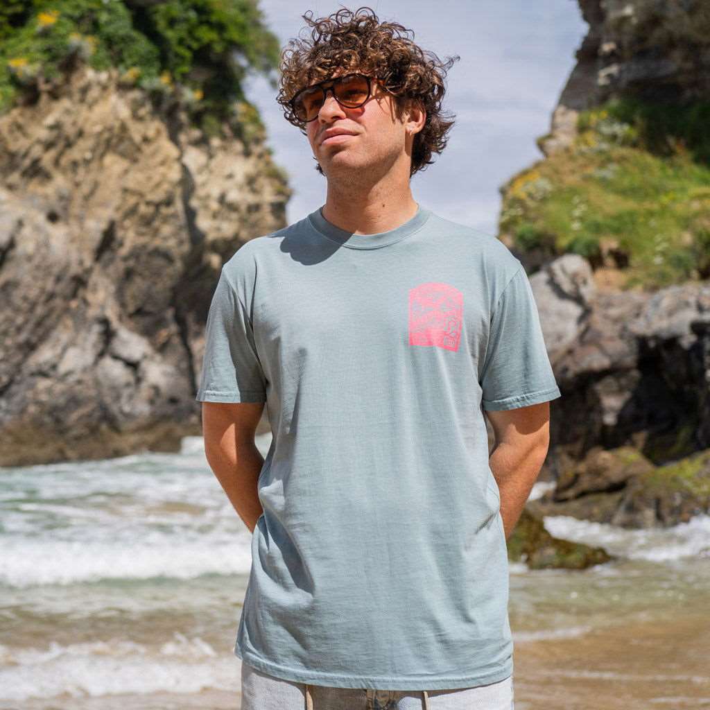 Octopus T-Shirt | Faded Slate -  - Married to the Sea Surf Shop - 