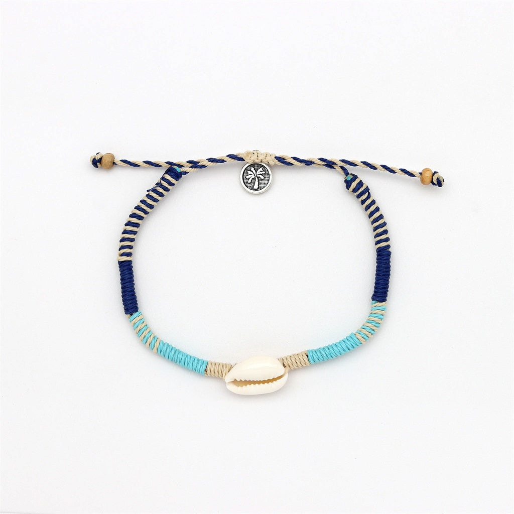 Pineapple Island - Cowrie Shell Blue - Anklet - Pineapple Island - Married to the Sea Surf Shop