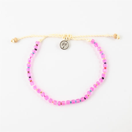 Pineapple Island - Frost Bead Pink  Bracelet - Pineapple Island - Married to the Sea Surf Shop