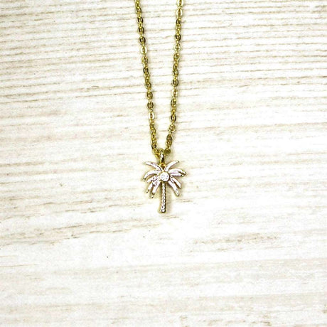 Pineapple Island -Palm Gold- Necklace - Pineapple Island - Married to the Sea Surf Shop