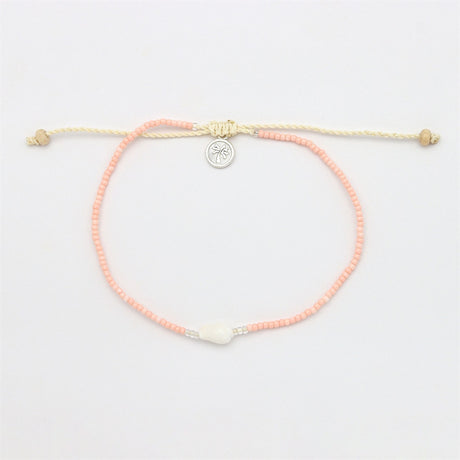 Pineapple Island - Peach  Pearl-  Anklet - Pineapple Island - Married to the Sea Surf Shop