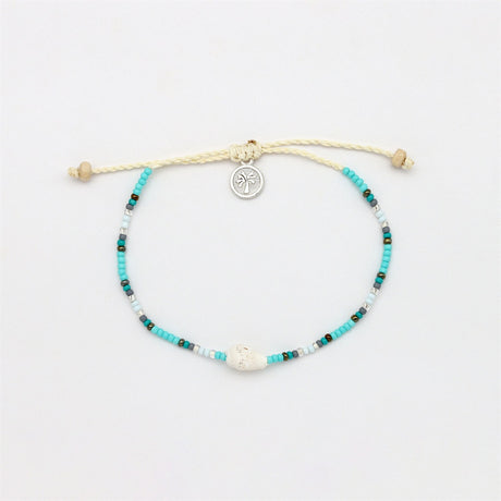 Pineapple Island - Turquoise Pearl-  Anklet - Pineapple Island - Married to the Sea Surf Shop
