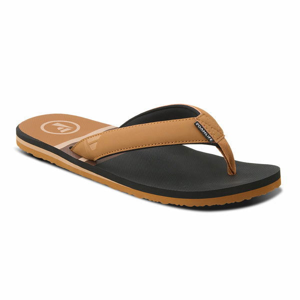 RULLEN SC - MENS FLIP FLOPS - TAN - Foamlife - Married to the Sea Surf Shop