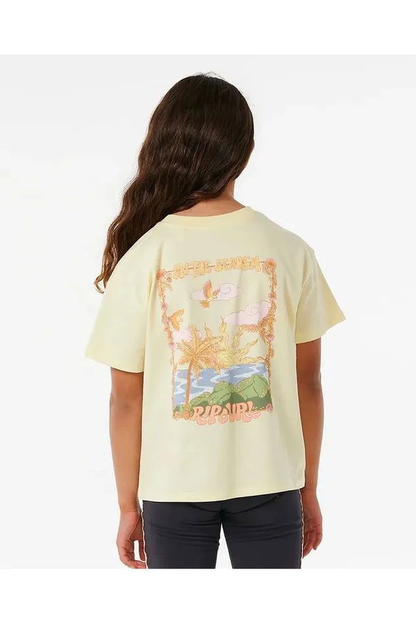 Rip Curl Tropic Search Tee Girls- Lemon Ice - Rip Curl - Married to the Sea Surf Shop