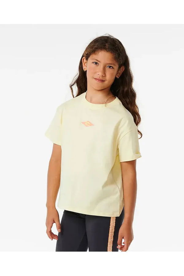 Rip Curl Tropic Search Tee Girls- Lemon Ice - Rip Curl - Married to the Sea Surf Shop