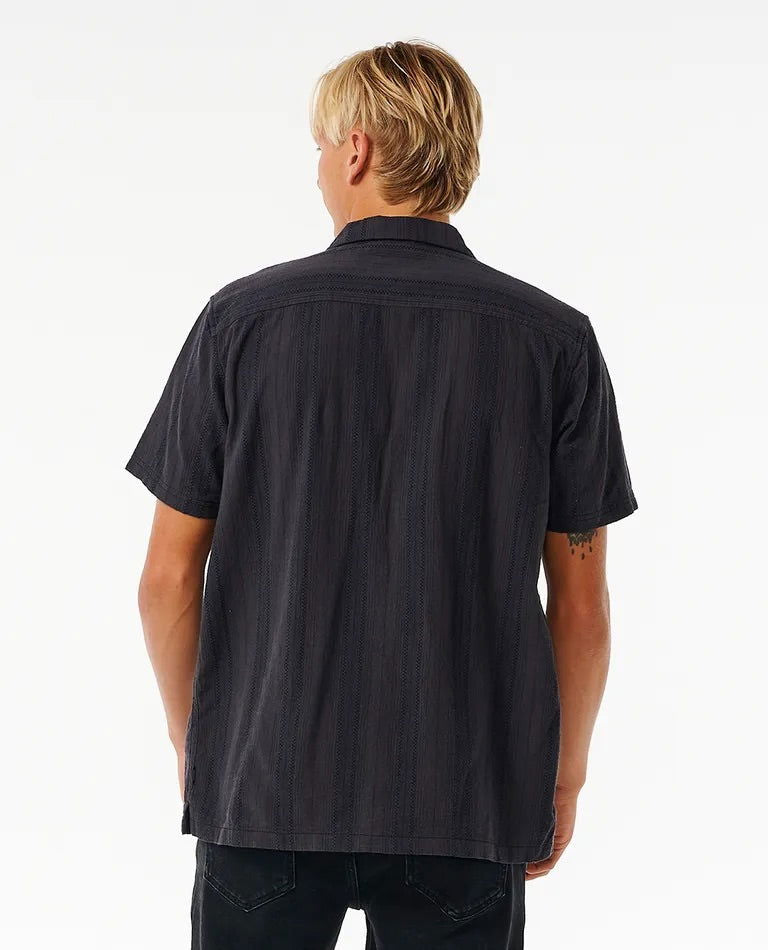 Rip Curl - Check Mate Short Sleeve Shirt | Black -  - Married to the Sea Surf Shop - 
