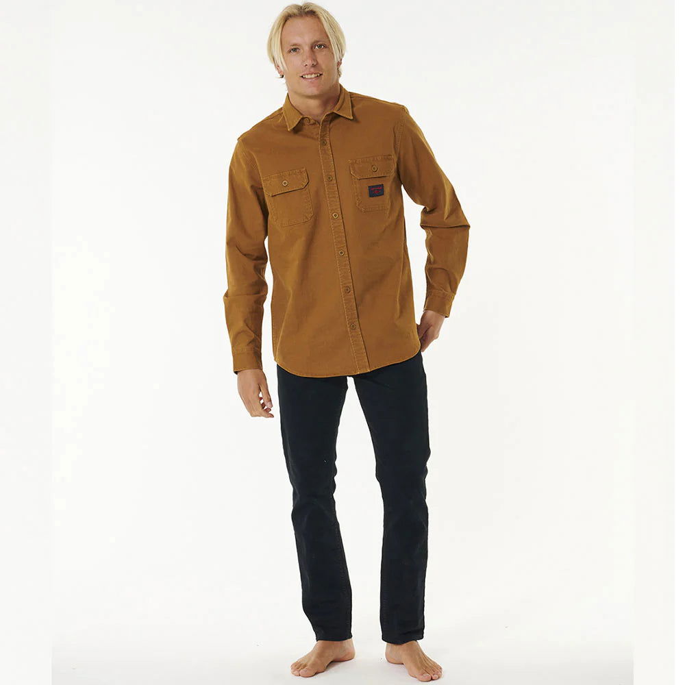 Rip Curl - Epic Long Sleeve Shirt | Gold -  - Married to the Sea Surf Shop - 