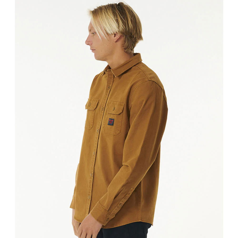 Rip Curl - Epic Long Sleeve Shirt | Gold -  - Married to the Sea Surf Shop - 