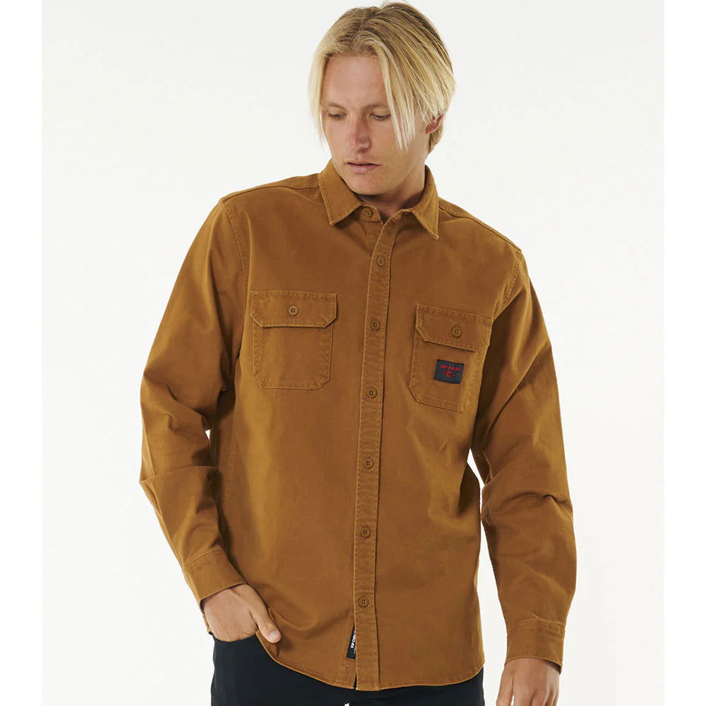 Rip Curl - Epic Long Sleeve Shirt | Gold -  - Married to the Sea Surf Shop - 