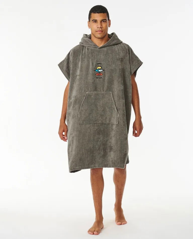 Rip Curl - Logo Hooded Towel | Grey -  - Married to the Sea Surf Shop - 