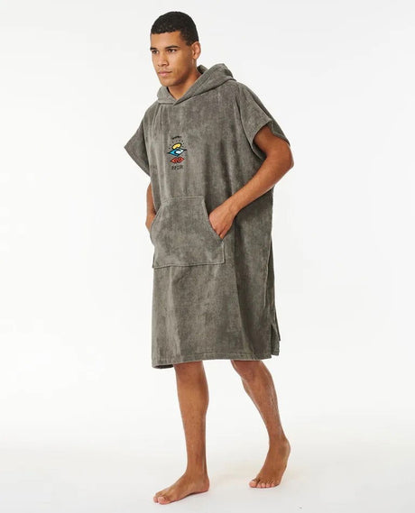 Rip Curl - Logo Hooded Towel | Grey -  - Married to the Sea Surf Shop - 