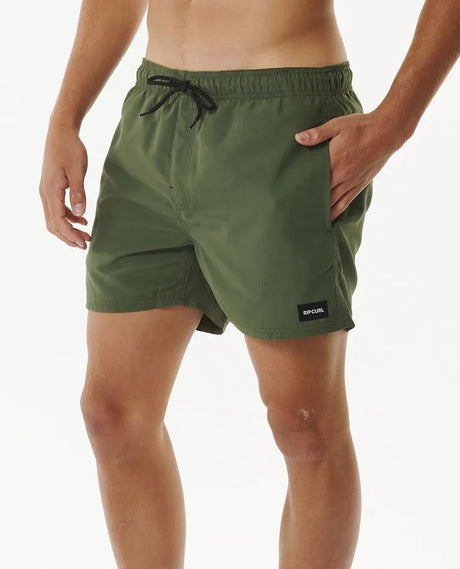 Rip Curl - Offset Volley Boardshorts | Dark Olive -  - Married to the Sea Surf Shop - 