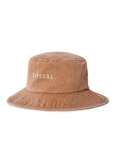 Rip Curl - Washed UPF Mid Brim Hat | Washed Brown -  - Married to the Sea Surf Shop - 