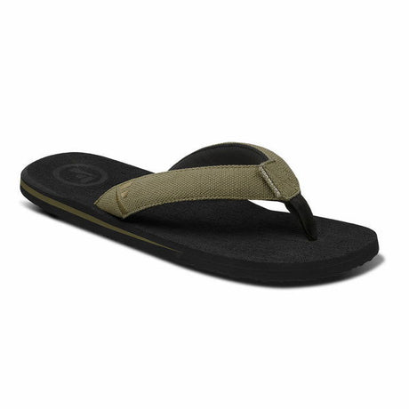 SULLY - MENS FLIP FLOPS - BLACK - Foamlife - Married to the Sea Surf Shop