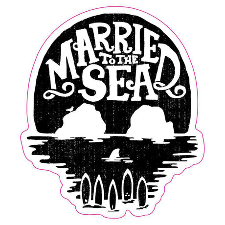 Skull Island Sticker - Married to the Sea Surf Shop - Married to the Sea Surf Shop