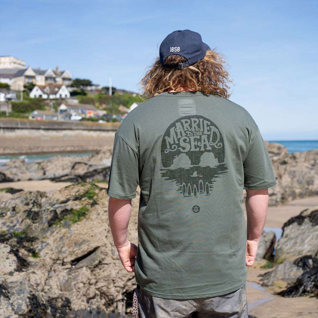 Skull Island T-Shirt | Cypress Green -  - Married to the Sea Surf Shop - 