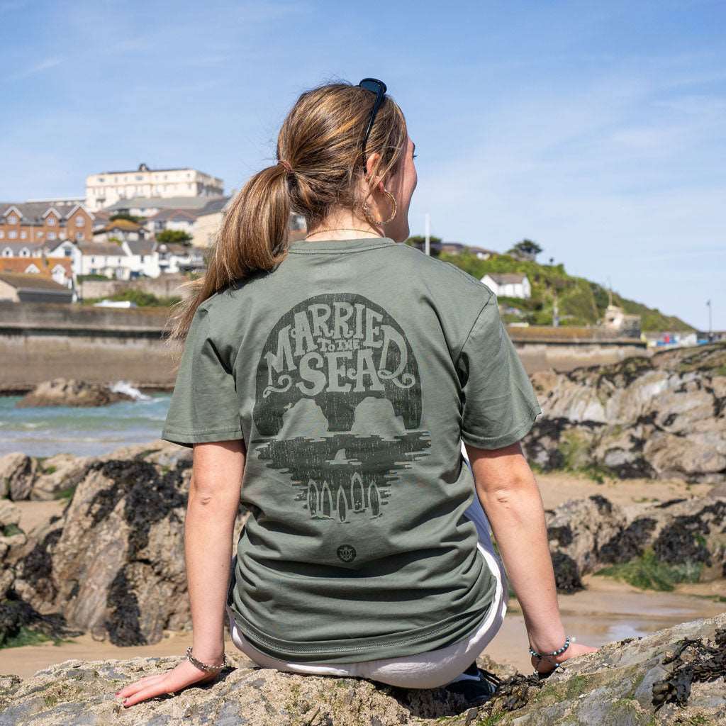 Skull Island T-Shirt | Cypress Green -  - Married to the Sea Surf Shop - 