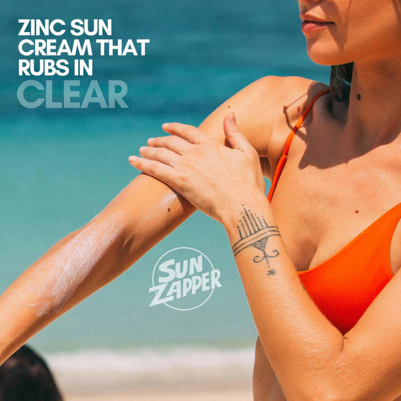 Sun Zapper Clear Zinc 30ml Tube SPF50 Sunscreen - Sun Zapper - Married to the Sea Surf Shop