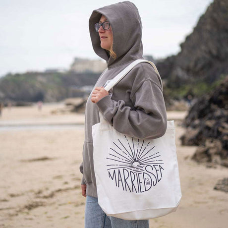 Sunrise Tote Bag | Cream -  - Married to the Sea Surf Shop - 