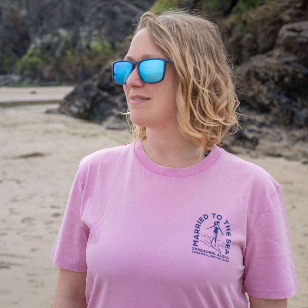 Surfer Girl T-Shirt | Bubble Pink -  - Married to the Sea Surf Shop - 