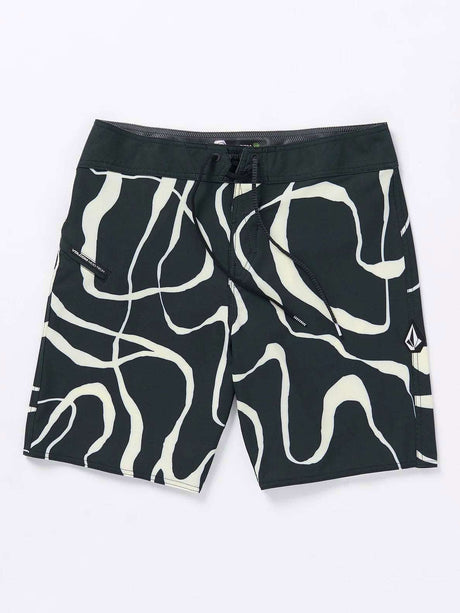 Volcom - Blind Lines Mod 19" Boardshorts | Black -  - Married to the Sea Surf Shop - 