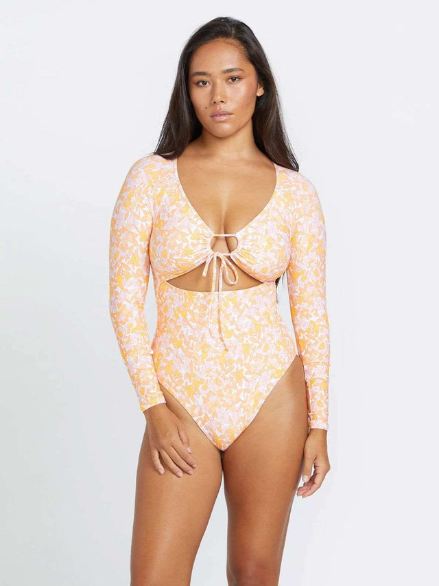 Volcom - Coco One Piece Swimsuit | Melon -  - Married to the Sea Surf Shop - 