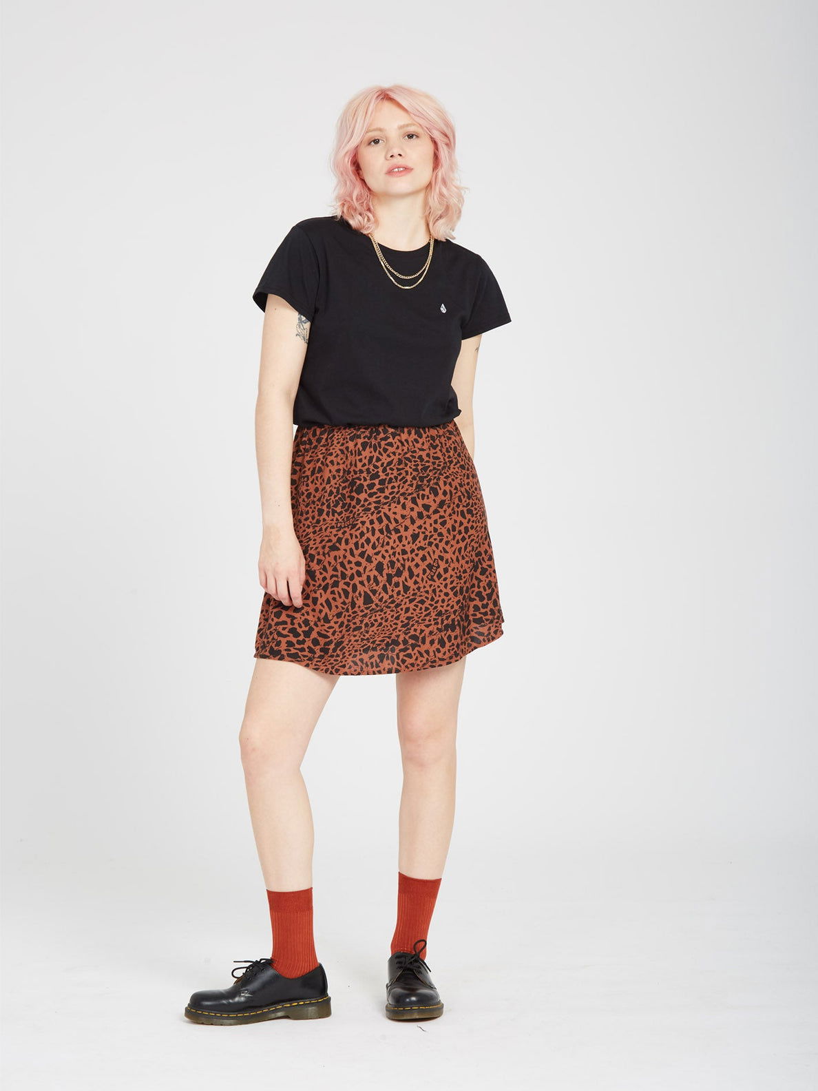 Volcom - Dino Tea Skirt | Dark Clay -  - Married to the Sea Surf Shop - 