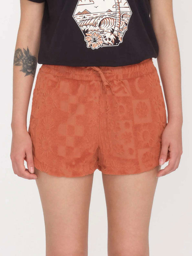 Volcom - Sunny Wild Terry Shorts | Rosewood -  - Married to the Sea Surf Shop - 