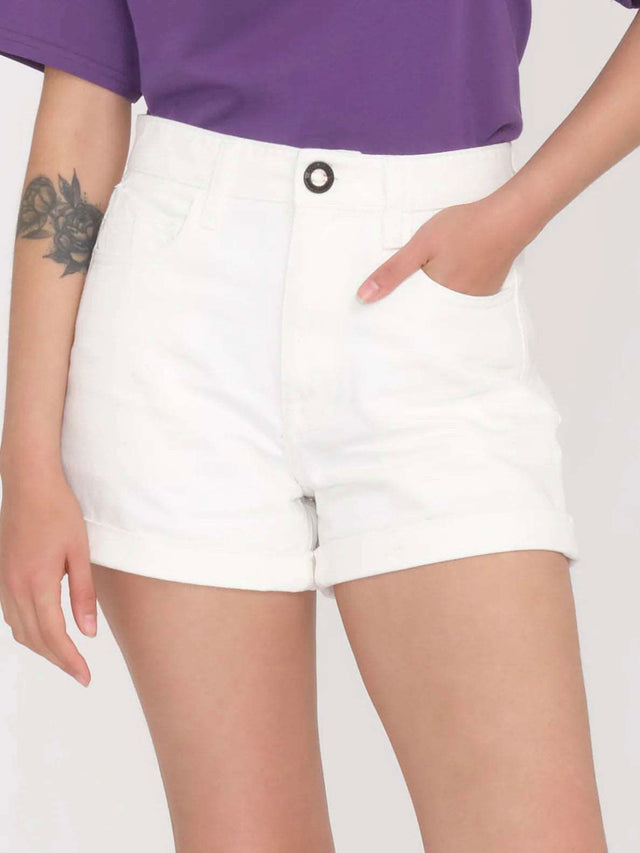 Volcom - Wellow Denim Short | Star White -  - Married to the Sea Surf Shop - 