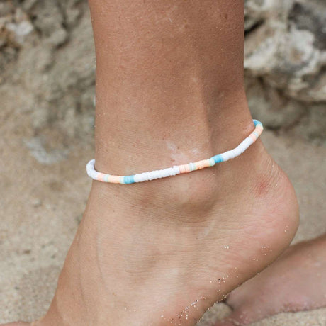 WATEGOS CLAY BEADED ANKLET - Pineapple Island - Married to the Sea Surf Shop