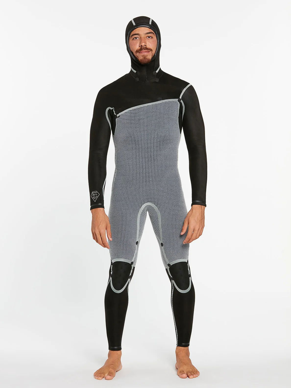 Volcom - Modulator 5/4/3 Hooded C/Z Wetsuit | Black -  - Married to the Sea Surf Shop - 